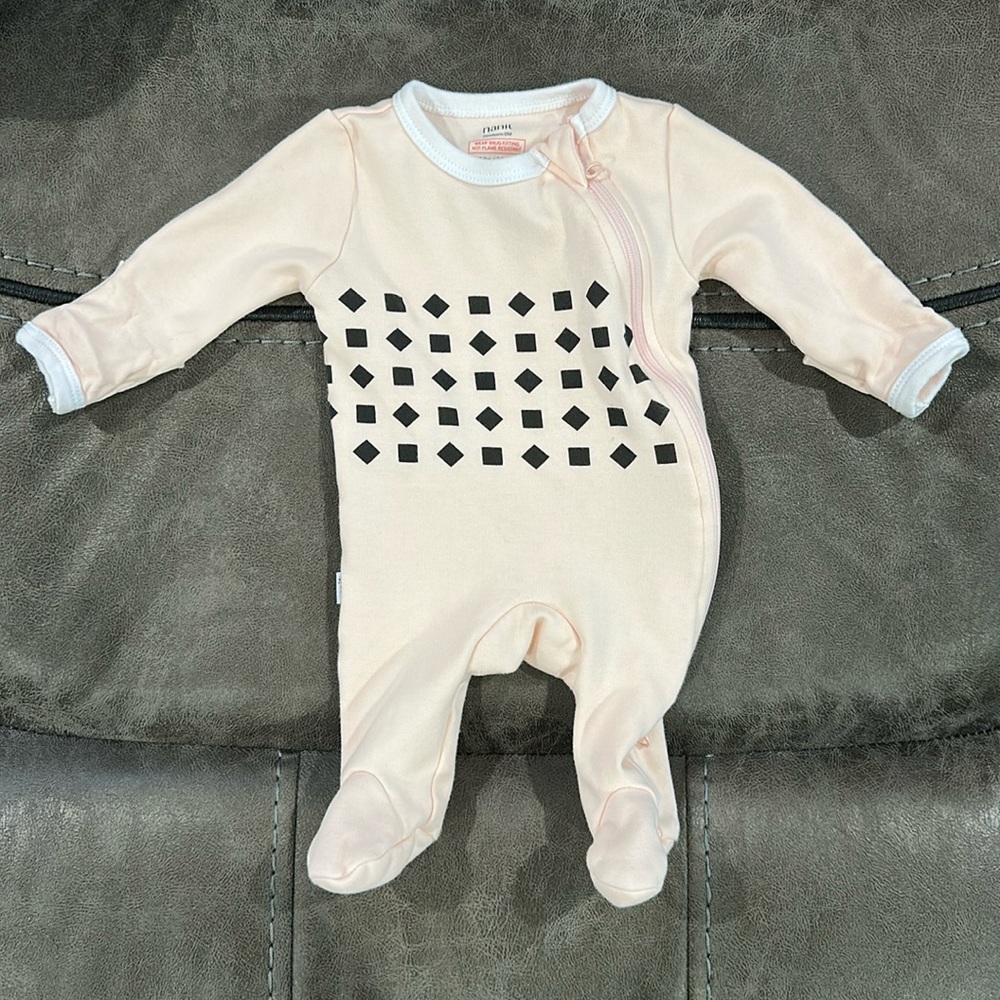 Pink Newborn Nanit Pajamas - Breathing Wear for Nanit Baby Monitor